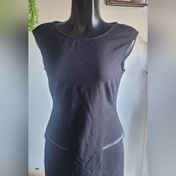 Marc New York Black Sleeveless Sheath Dress 6 - Picture 2 of 7